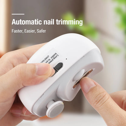 Revolutionary Electric Nail Clipper and Polisher - Rechargeable Automatic Nail Trimmer for Effortless Manicure at Home or On-the-Go