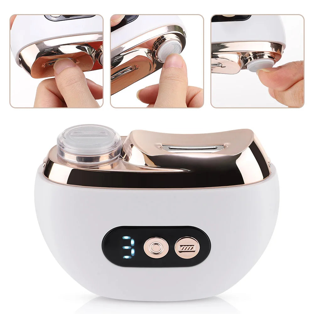 Revolutionary Electric Nail Clipper and Polisher - Rechargeable Automatic Nail Trimmer for Effortless Manicure at Home or On-the-Go