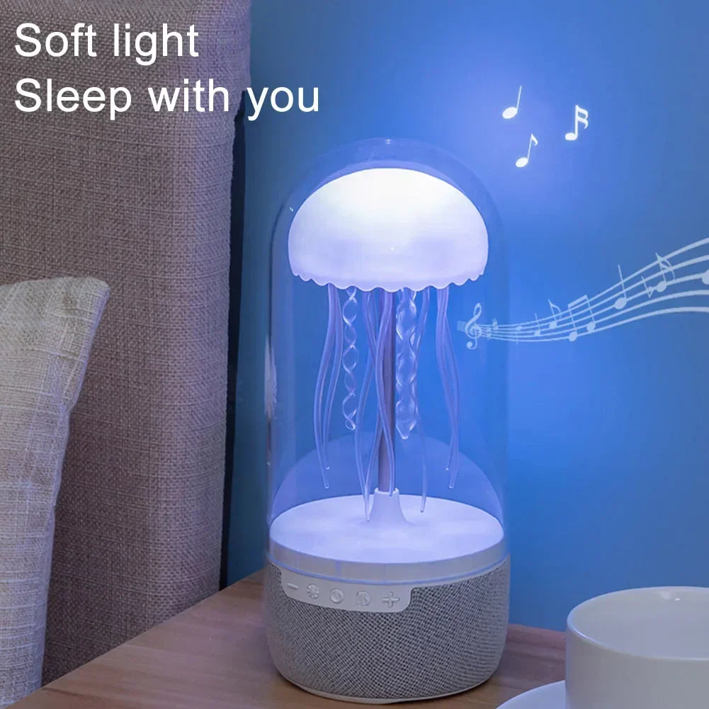Transform Your Space with the Jellyfish Bluetooth Speaker - Color-Changing LED Mood Light for Ultimate Relaxation and Style