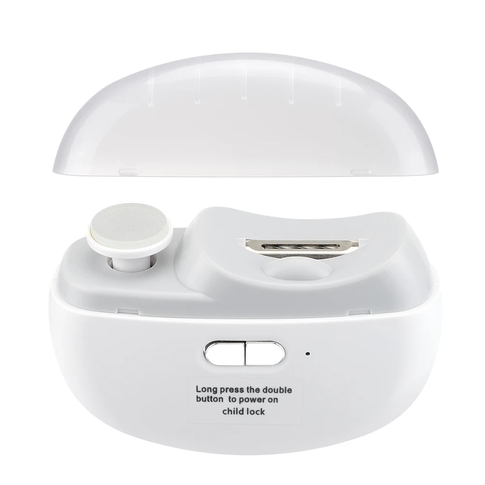 Revolutionary Electric Nail Clipper and Polisher - Rechargeable Automatic Nail Trimmer for Effortless Manicure at Home or On-the-Go