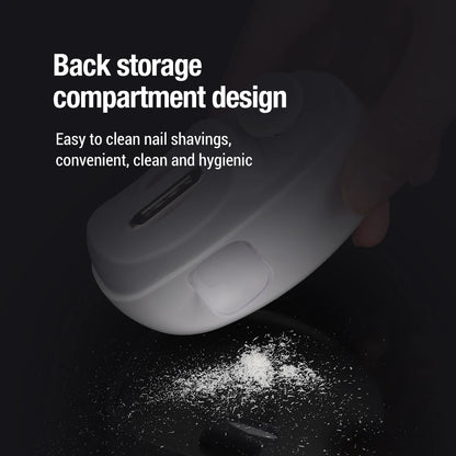 Revolutionary Electric Nail Clipper and Polisher - Rechargeable Automatic Nail Trimmer for Effortless Manicure at Home or On-the-Go